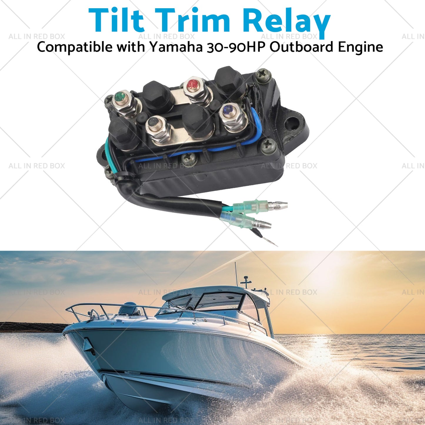 {{ 6H181950000 Tilt Trim Relay Suitable for Yamaha 30-90HP Outboard Engine 92-06 }} - Buy Car Parts Online at {{ Kaka Auto Parts }}.