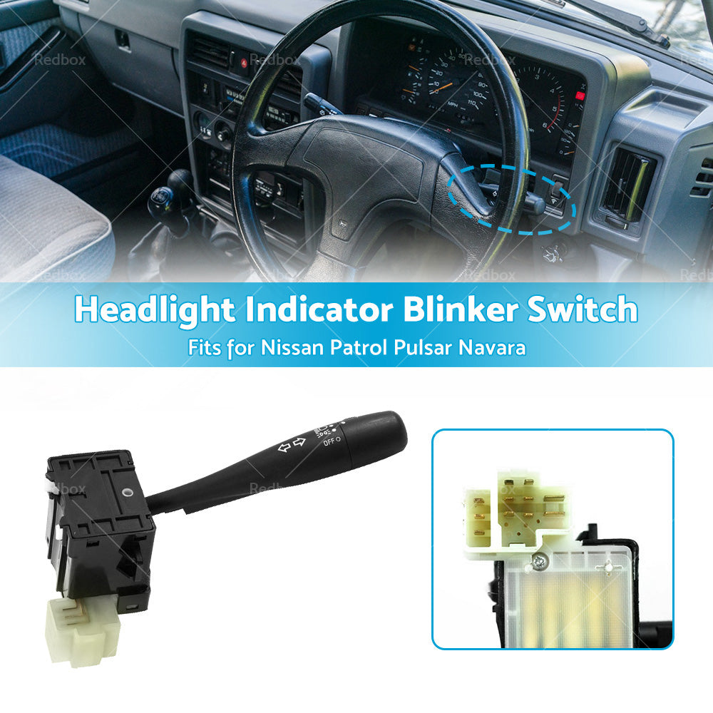 Headlight Indicator Blinker Switch Fits For Nissan Patrol GQ Pulsar Navara D21