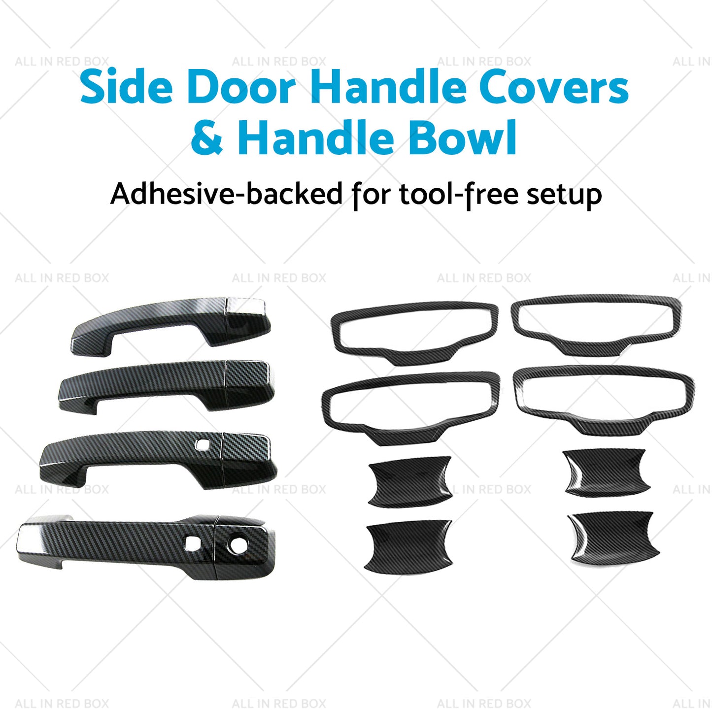{{ Side Door Handle Covers & Handle Bowl Suitable For Mitsubishi Triton L200 23-25 }} - Buy Car Parts Online at {{ Kaka Auto Parts }}.