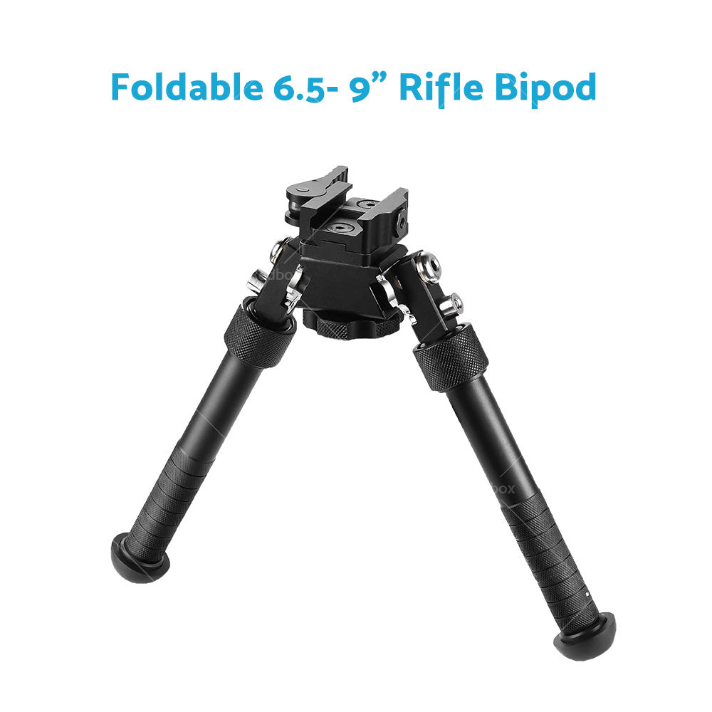 360° Swivel QD Tactical 6. 5 to9 Rail Pistol Hunting Shooting Rifle Bipod Mount