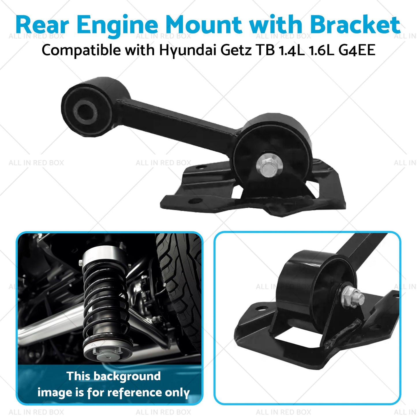 {{ Rear Engine Mount with Bracket Suitable for Hyundai Getz TB 1. 4L 1. 6L G4EE 05-11 }} - Buy Car Parts Online at {{ Kaka Auto Parts }}.