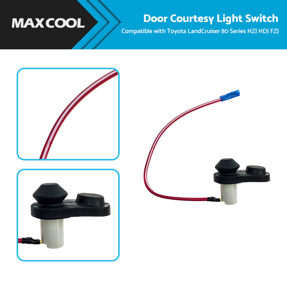 {{ Door Courtesy Light Switch Suitable For Toyota LandCruiser 80 Series HZJ HDJ FZJ }} - Buy Car Parts Online at {{ Kaka Auto Parts }}.