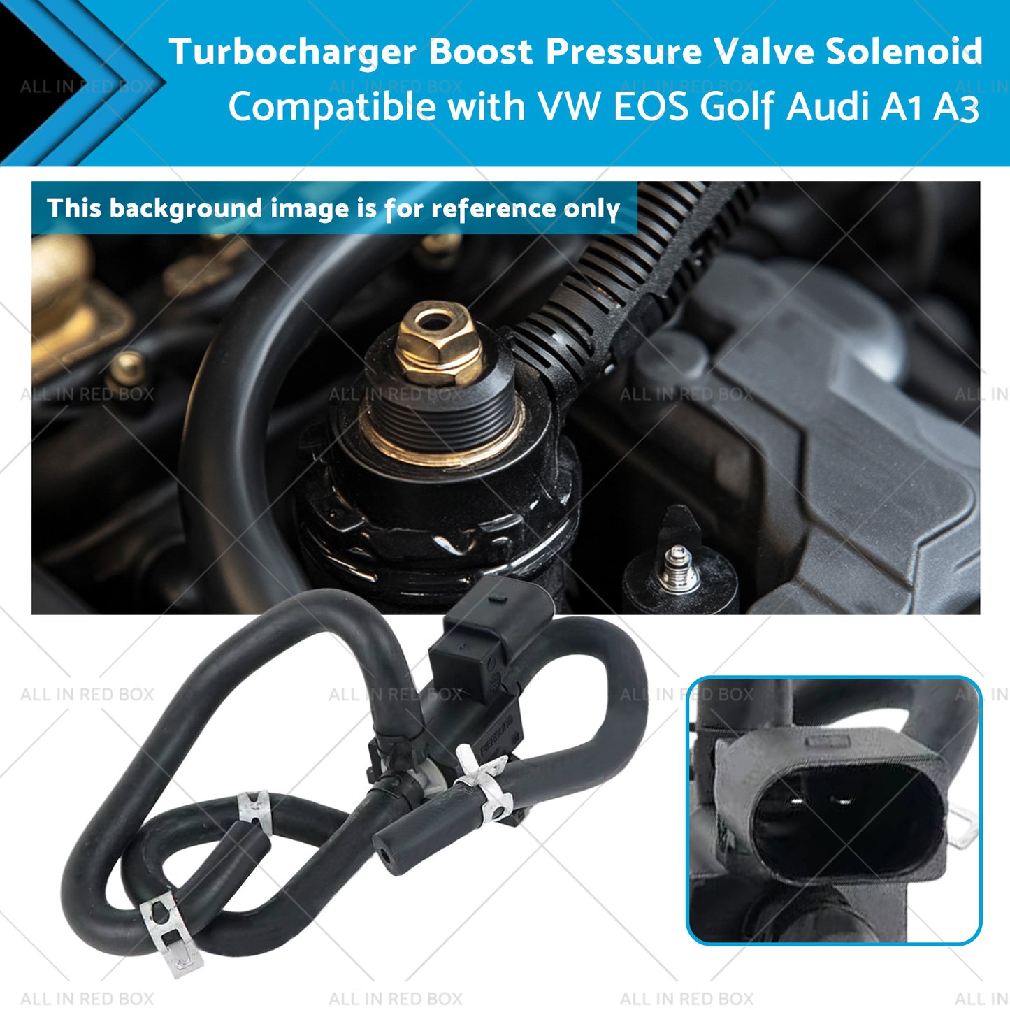 {{ Turbocharger Boost Pressure Valve Suitable for VW EOS Golf Audi A1 A3 06F906283F }} - Buy Car Parts Online at {{ Kaka Auto Parts }}.