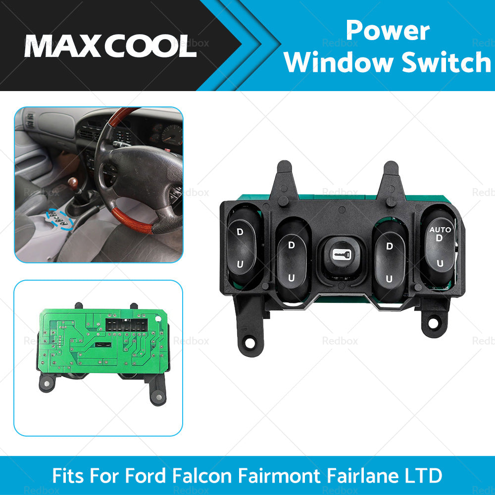 {{ Master Power Window Switch Fits For Ford Falcon Fairmont Fairlane EF EL NF NL }} - Buy Car Parts Online at {{ Kaka Auto Parts }}.