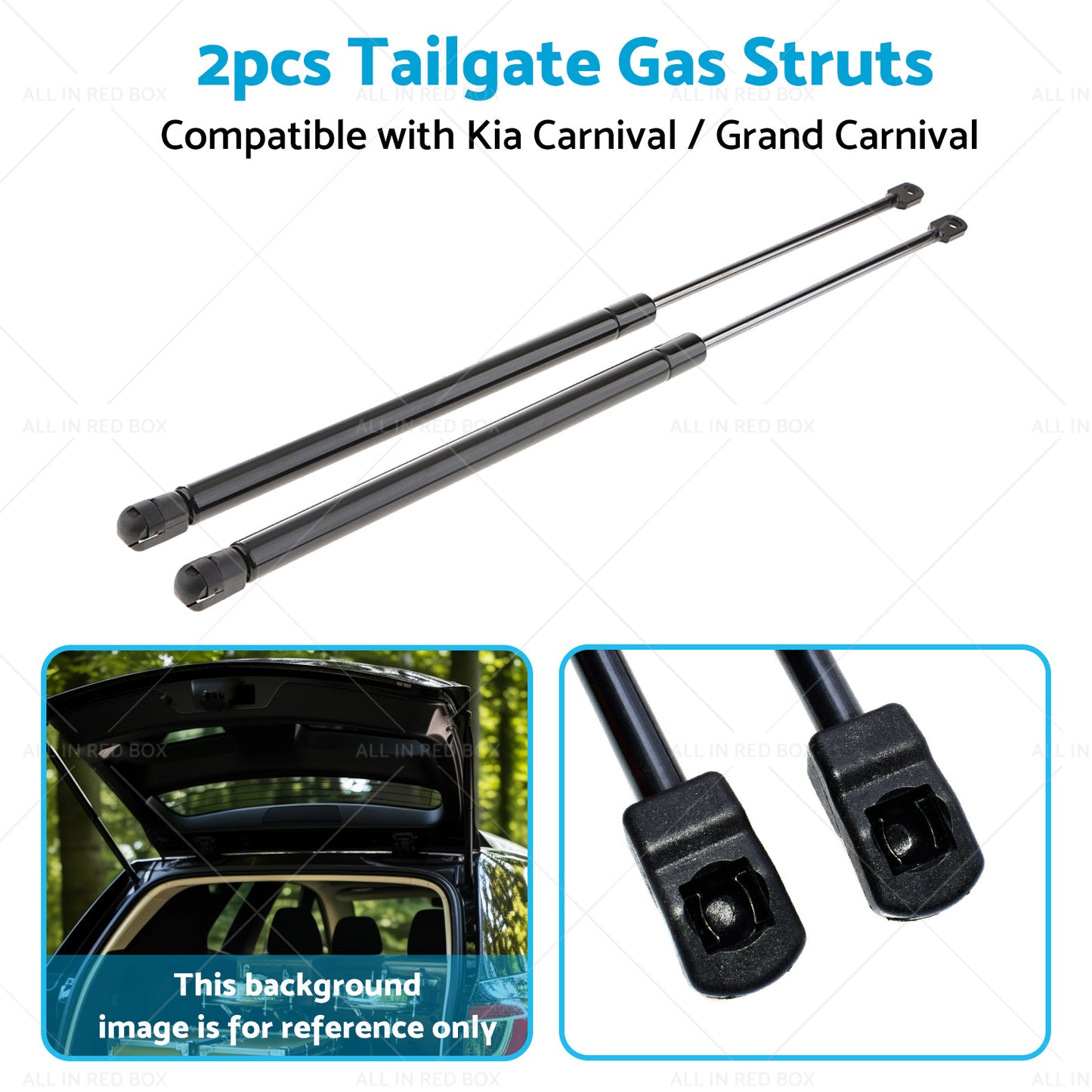 {{ 2PC Tailgate Gas Struts Suitable For Kia Carnival and Grand Carnival 06-14 6118 }} - Buy Car Parts Online at {{ Kaka Auto Parts }}.