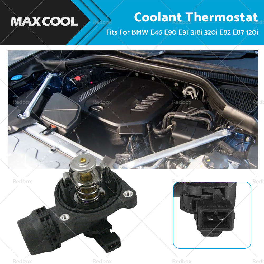 {{ Coolant Thermostat for BMW E46 E90 E91 318i 320i E82 E87 120i E88 X1 E84 X3 E83 }} - Buy Car Parts Online at {{ Kaka Auto Parts }}.