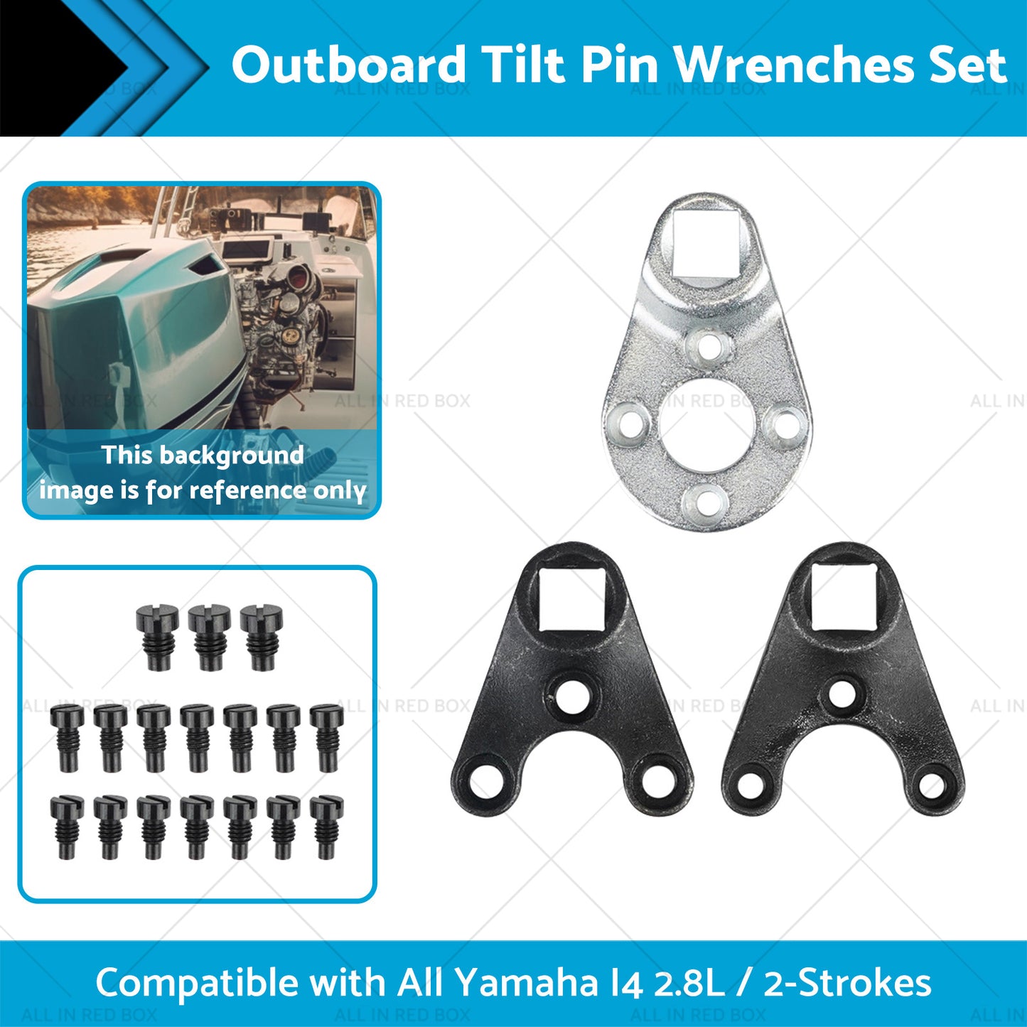 {{ Outboard Trim Tilt Pin Wrench Hardware Replacement Suitable for Seastar Yamaha }} - Buy Car Parts Online at {{ Kaka Auto Parts }}.