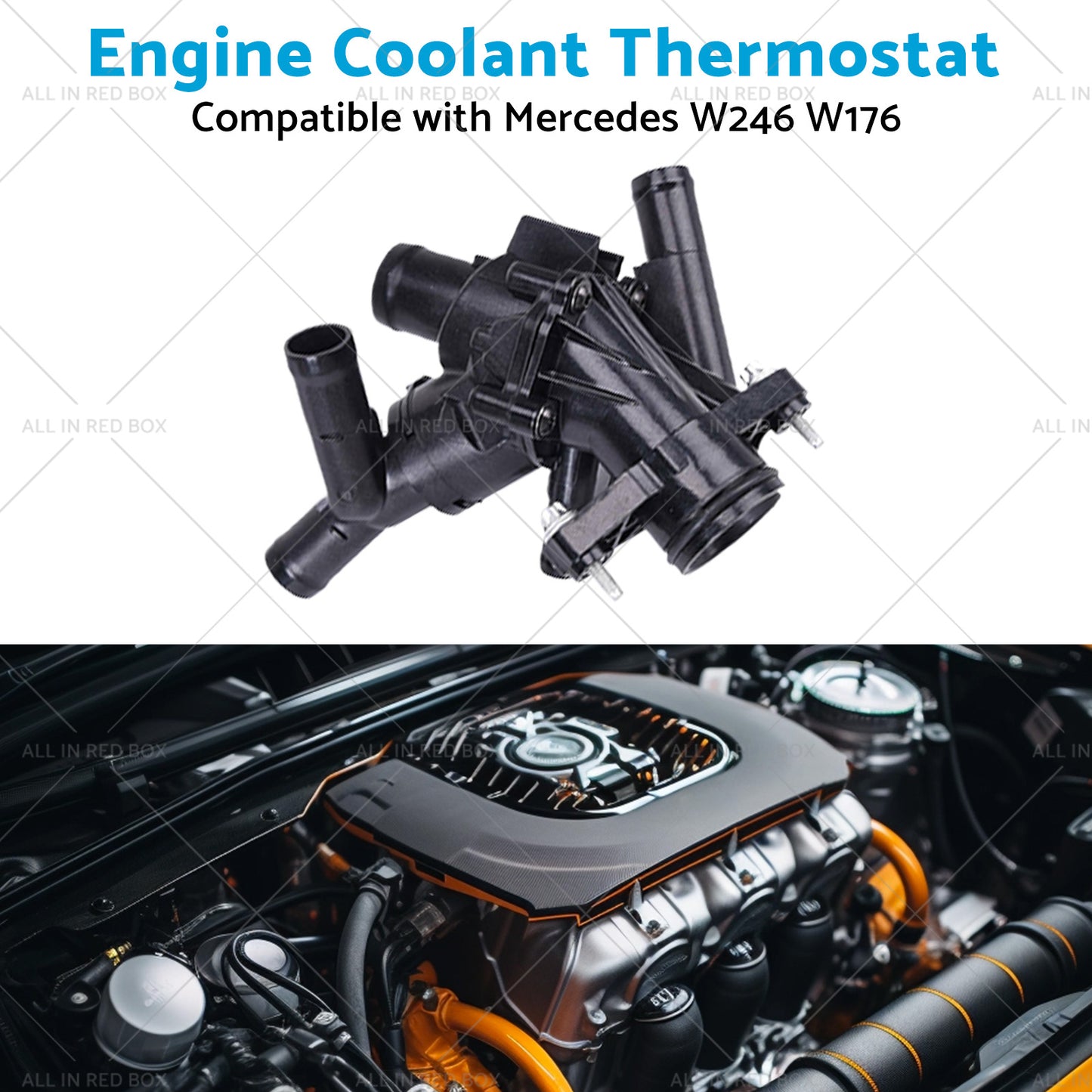 {{ Engine Coolant Thermostat Suitable for Mercedes W246 W176 C117 X117 X156 }} - Buy Car Parts Online at {{ Kaka Auto Parts }}.