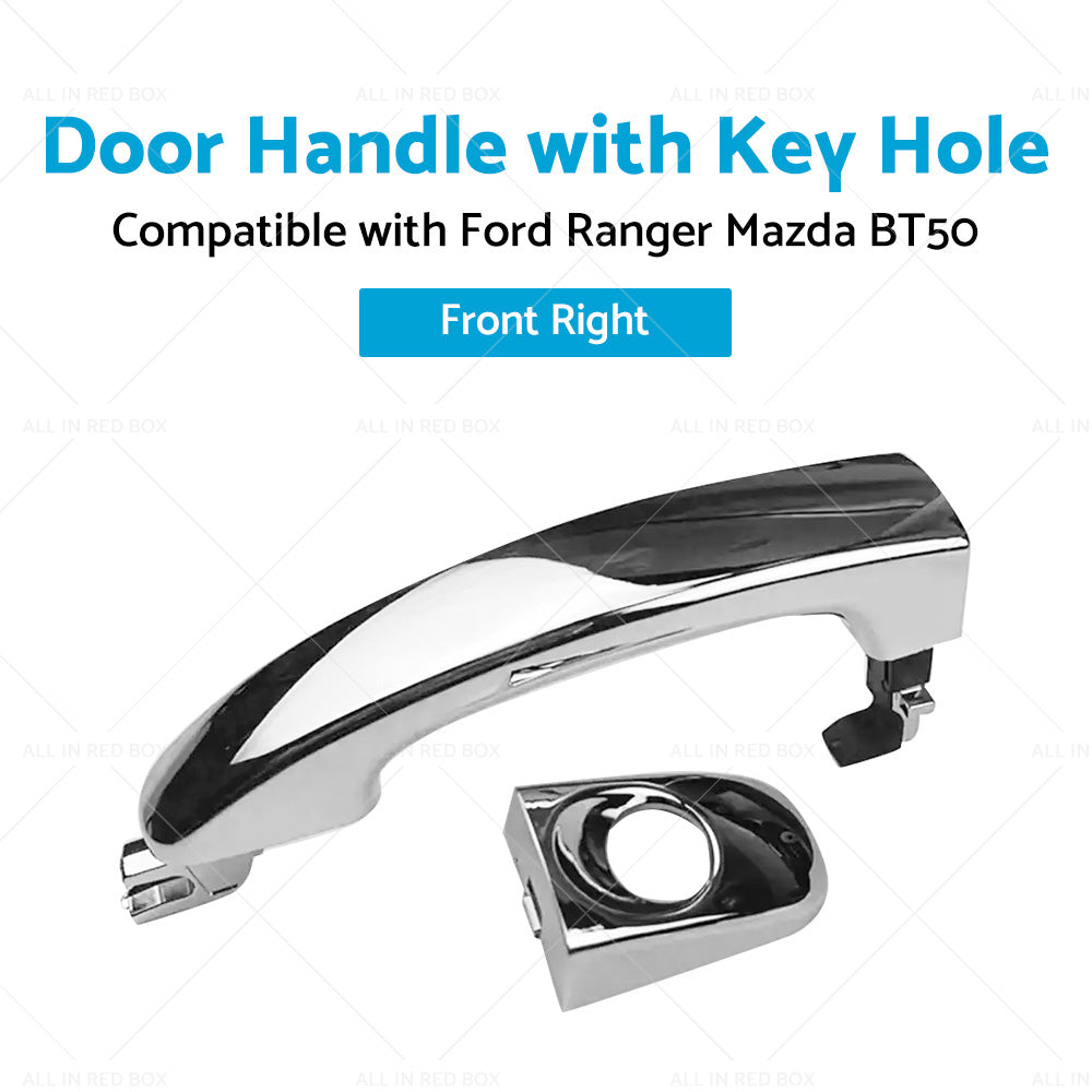 Front Right Door Handle Chrome Suitable for Ford Mazda Ranger BT-50 2012-2018