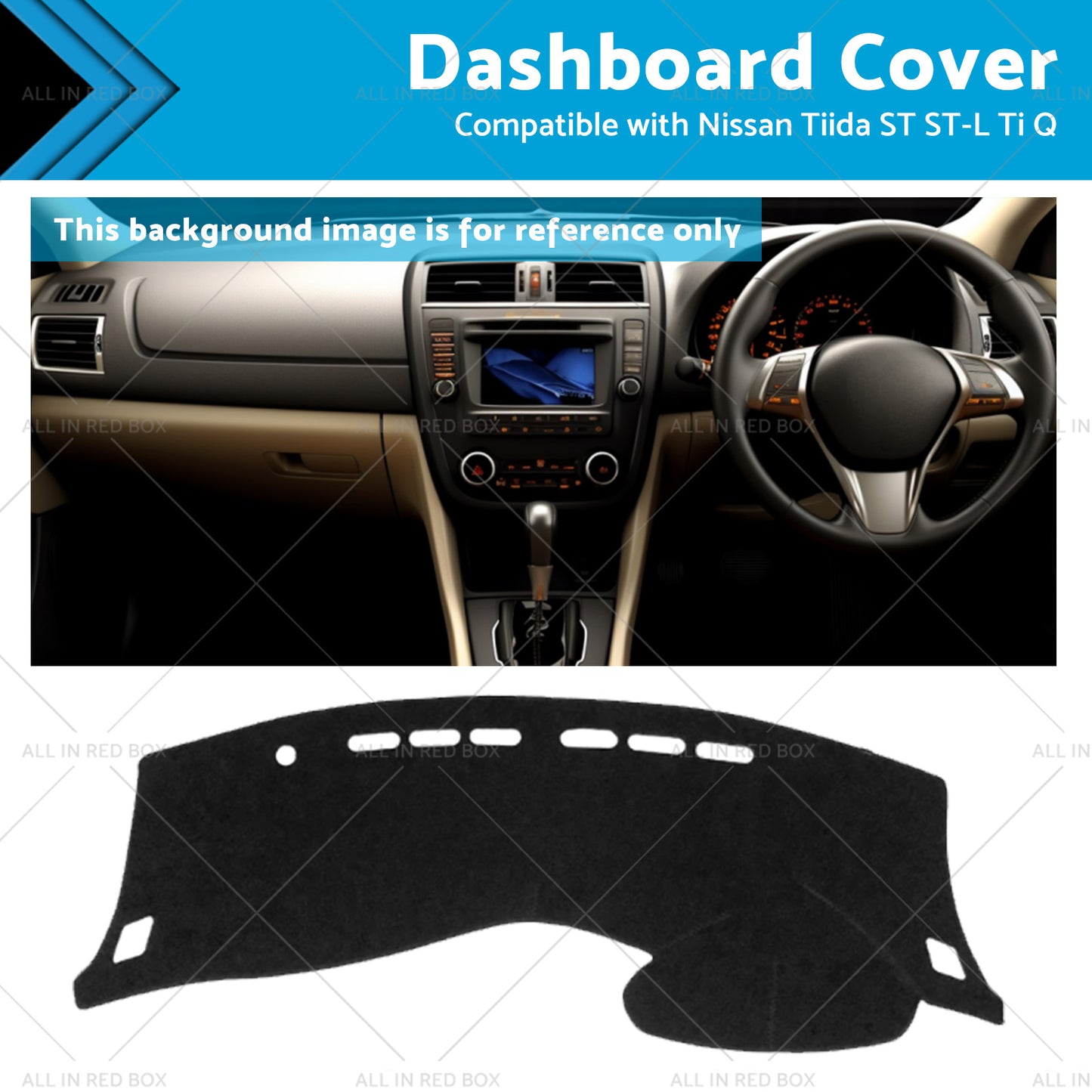 {{ Dash Cover Mat Dashboard Pat Suitable For Nissan Tiida C12 13-23 Dashboard Pad }} - Buy Car Parts Online at {{ Kaka Auto Parts }}.
