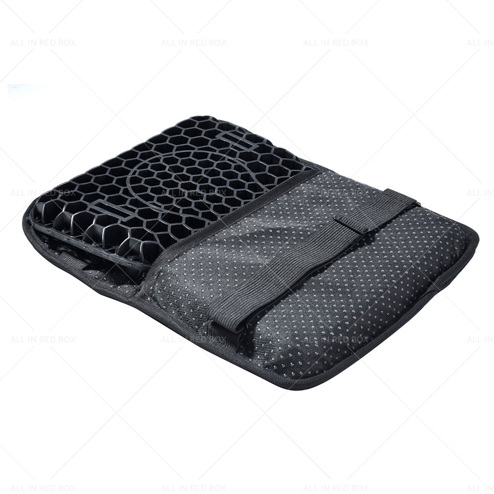 Motorcycle Seat Cushion Comfort Gel Pillow Pad Cover Motorbike Pressure Relief