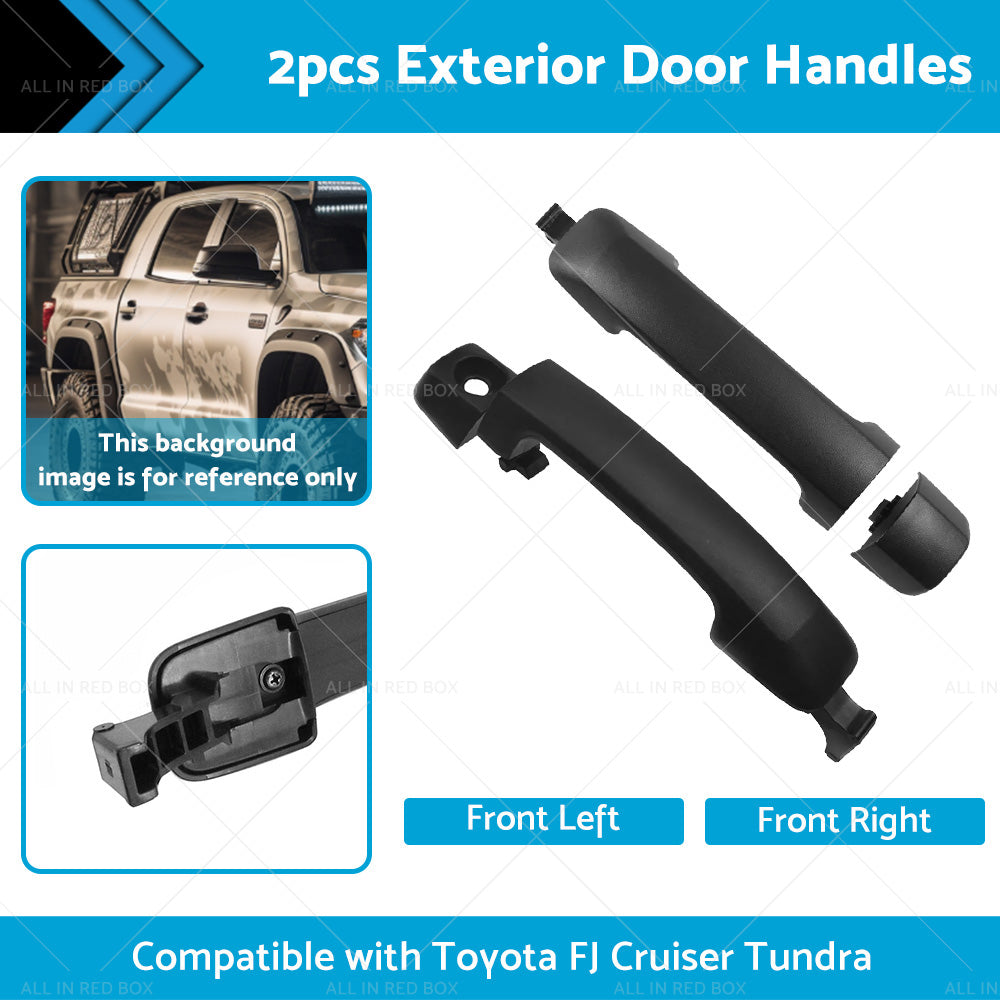 {{ 2x Black Exterior Door Handle 69210-0C010 Suitable for Toyota FJ CRUISER AU }} - Buy Car Parts Online at {{ Kaka Auto Parts }}.