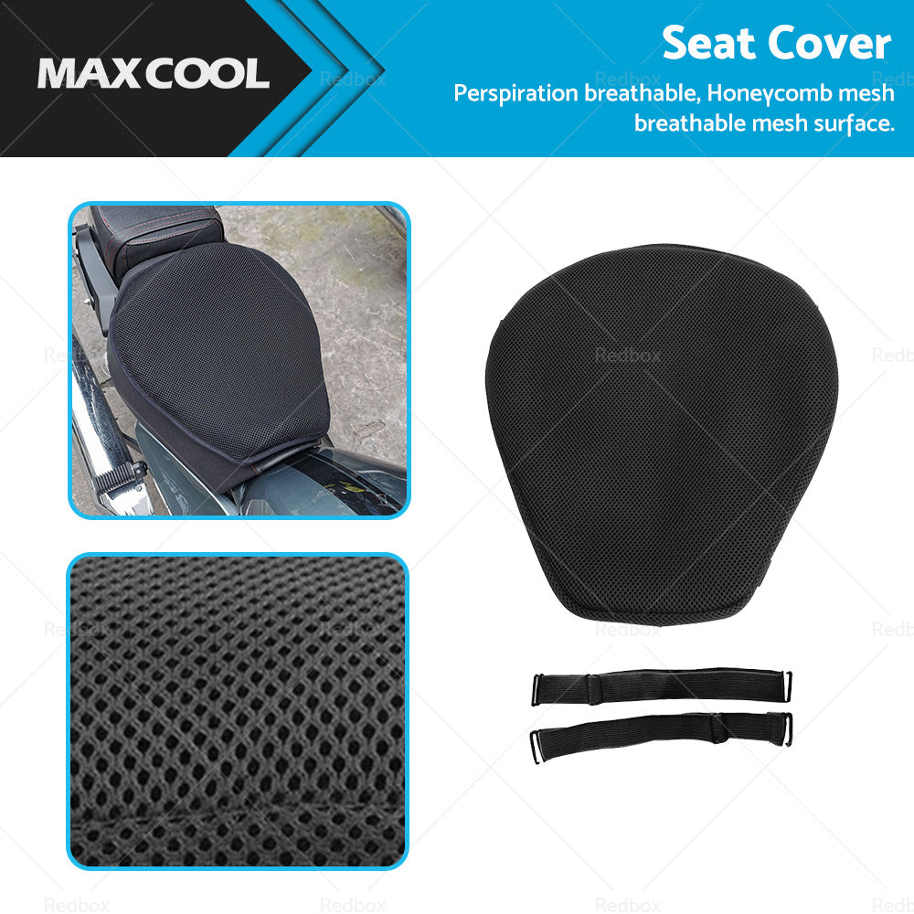 {{ Universal Motorcycle Mesh Seat Cover Black Cloth Protector Suitable for Models }} - Buy Car Parts Online at {{ Kaka Auto Parts }}.