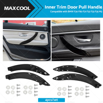 compare product 4x Inner Trim Door Pull Handle Suitable For BMW F30 F80 F31 F32 F33 F35 M3
