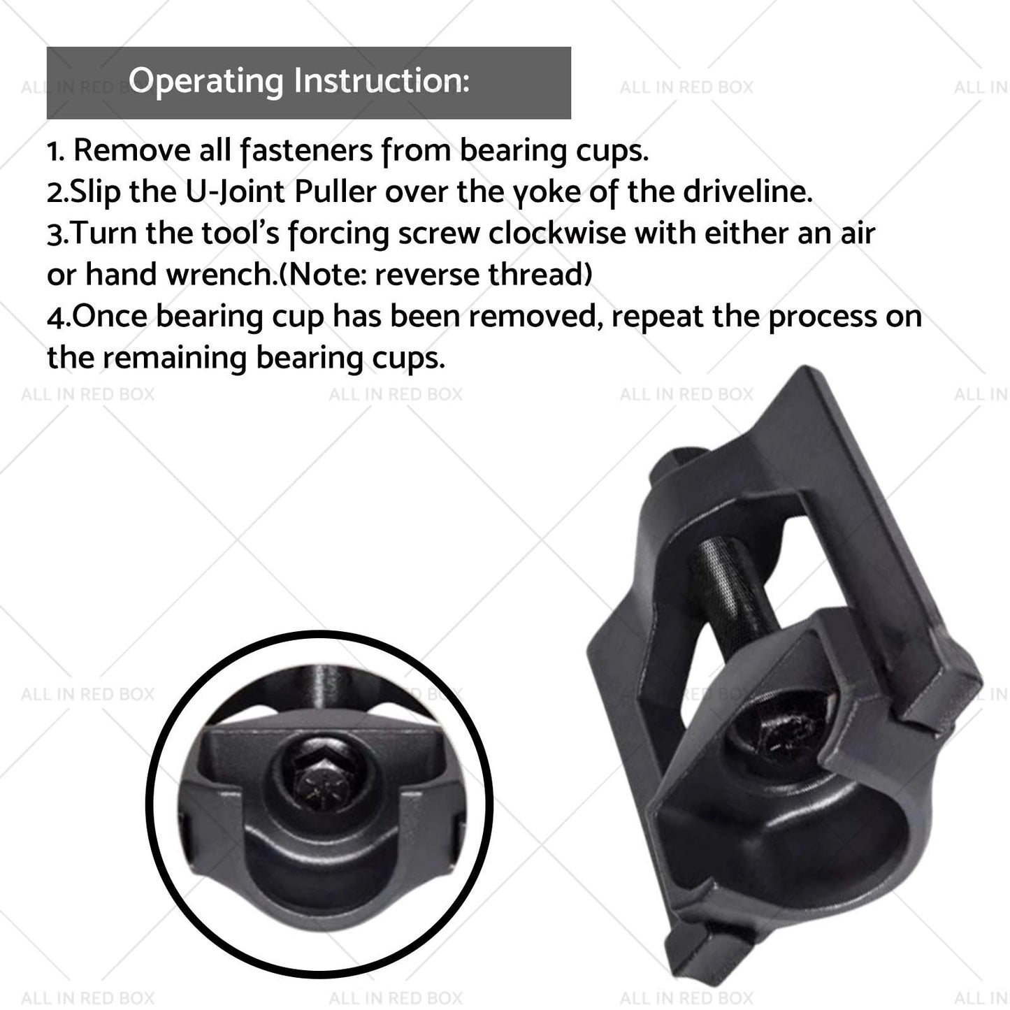10102 HD Universal Joint Puller Suitable For Rockwell Meritor Spicer Class 6 & 8
