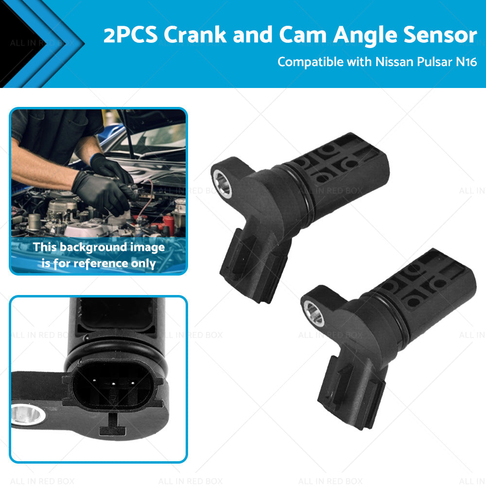 Crank and Cam Sensor Suitable for Nissan Pulsar N16 1. 6L 1. 8L 1999-2007 B37314M50B