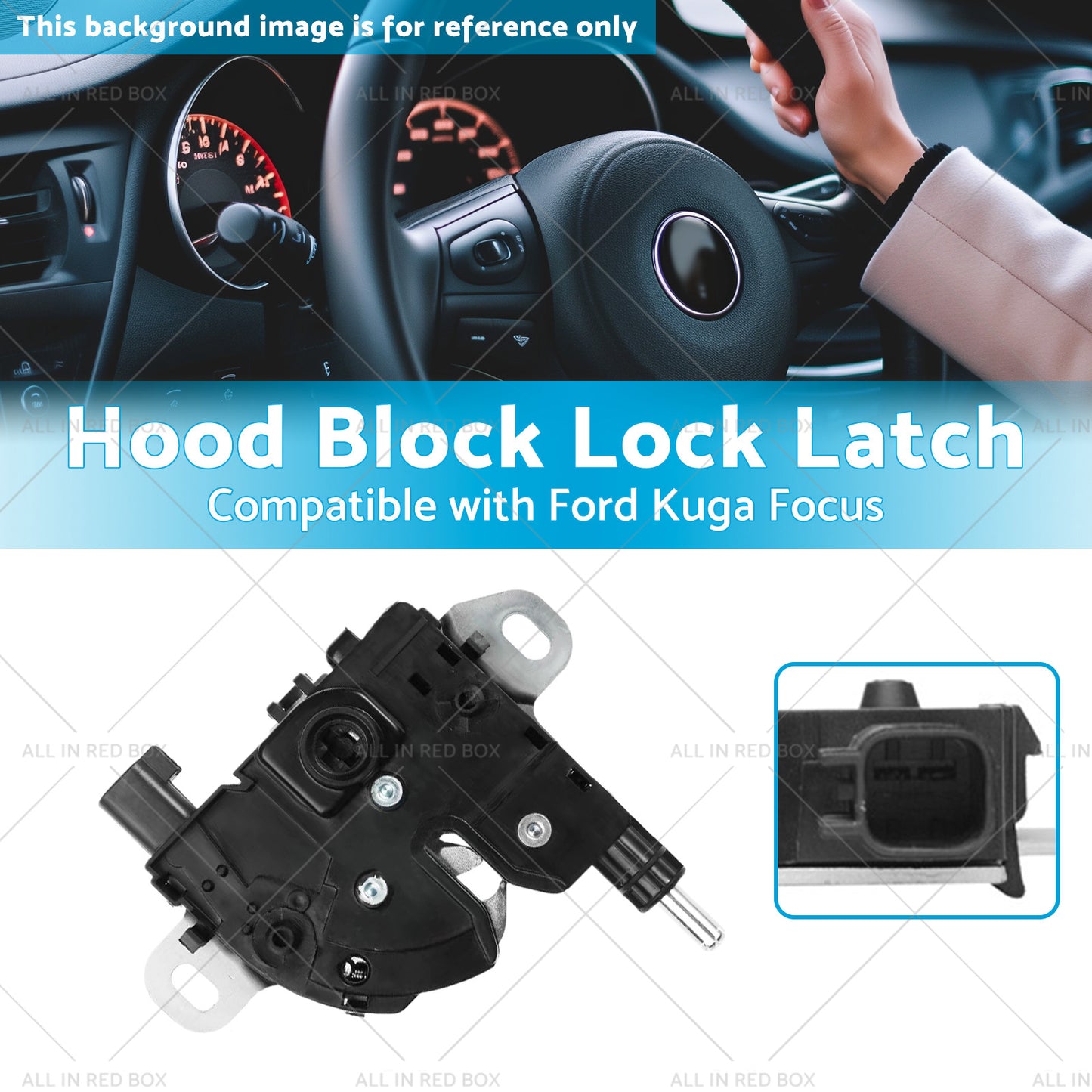 {{ Hood Block Lock Latch Suitable for Ford Kuga Focus 3M51-16700-AC 4895285 }} - Buy Car Parts Online at {{ Kaka Auto Parts }}.