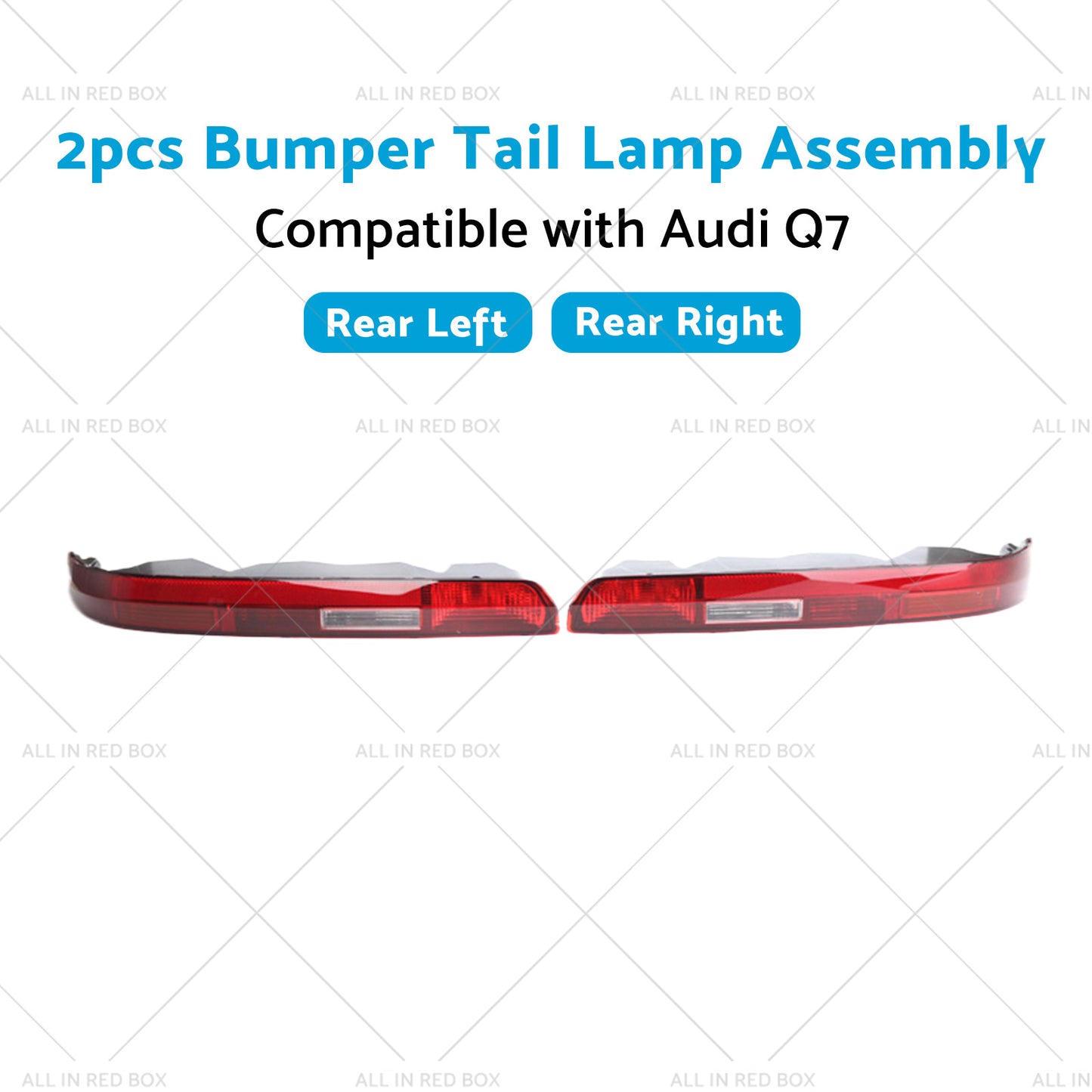{{ Rear LR Bumper Tail Light Lamp Assembly 4M0945096 Suitable For Audi Q7 16-23 }} - Buy Car Parts Online at {{ Kaka Auto Parts }}.