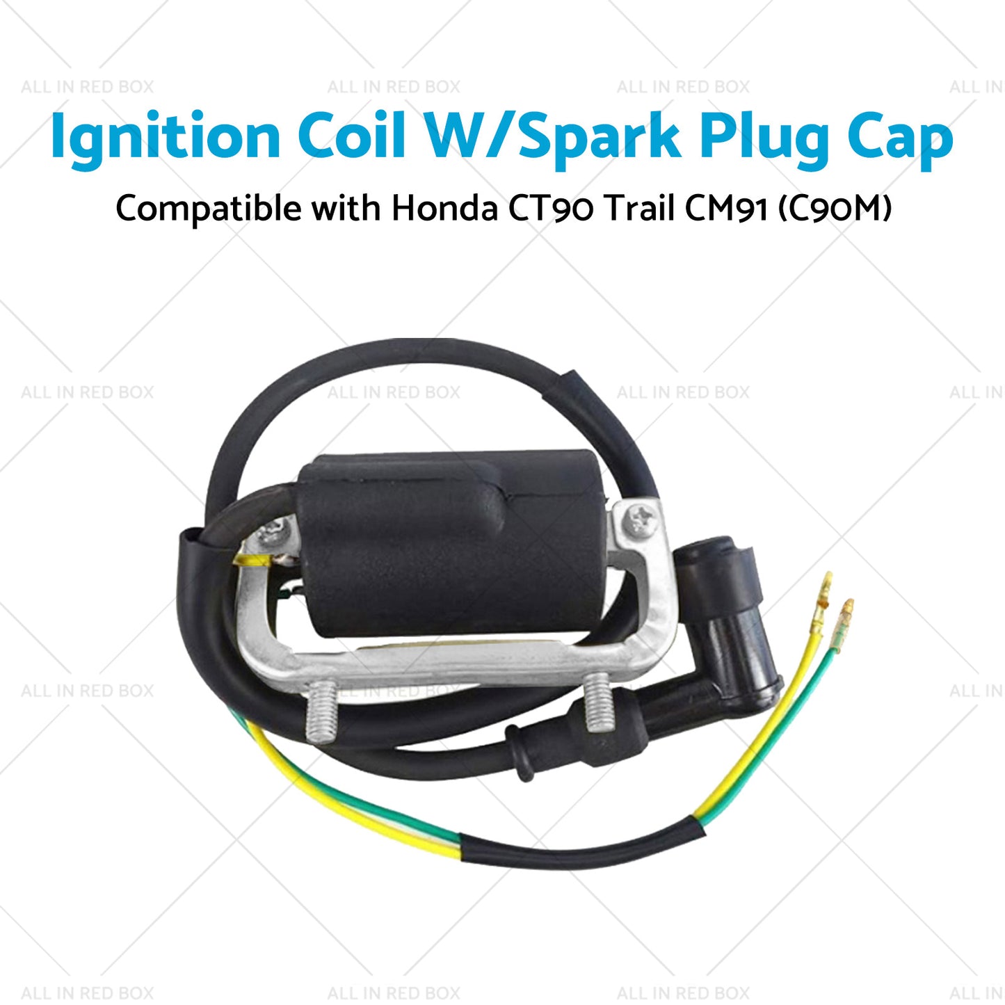 {{ Ignition Coil W or Spark Plug Cap Suitable for Honda CT90 Trail CM91 C90M }} - Buy Car Parts Online at {{ Kaka Auto Parts }}.