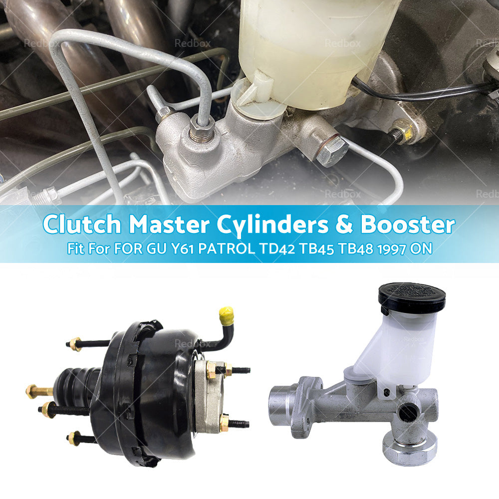 CLUTCH MASTER CYLINDER and BOOSTER FOR GU Y61 PATROL TD42, TB45, TB48, 1997 ON