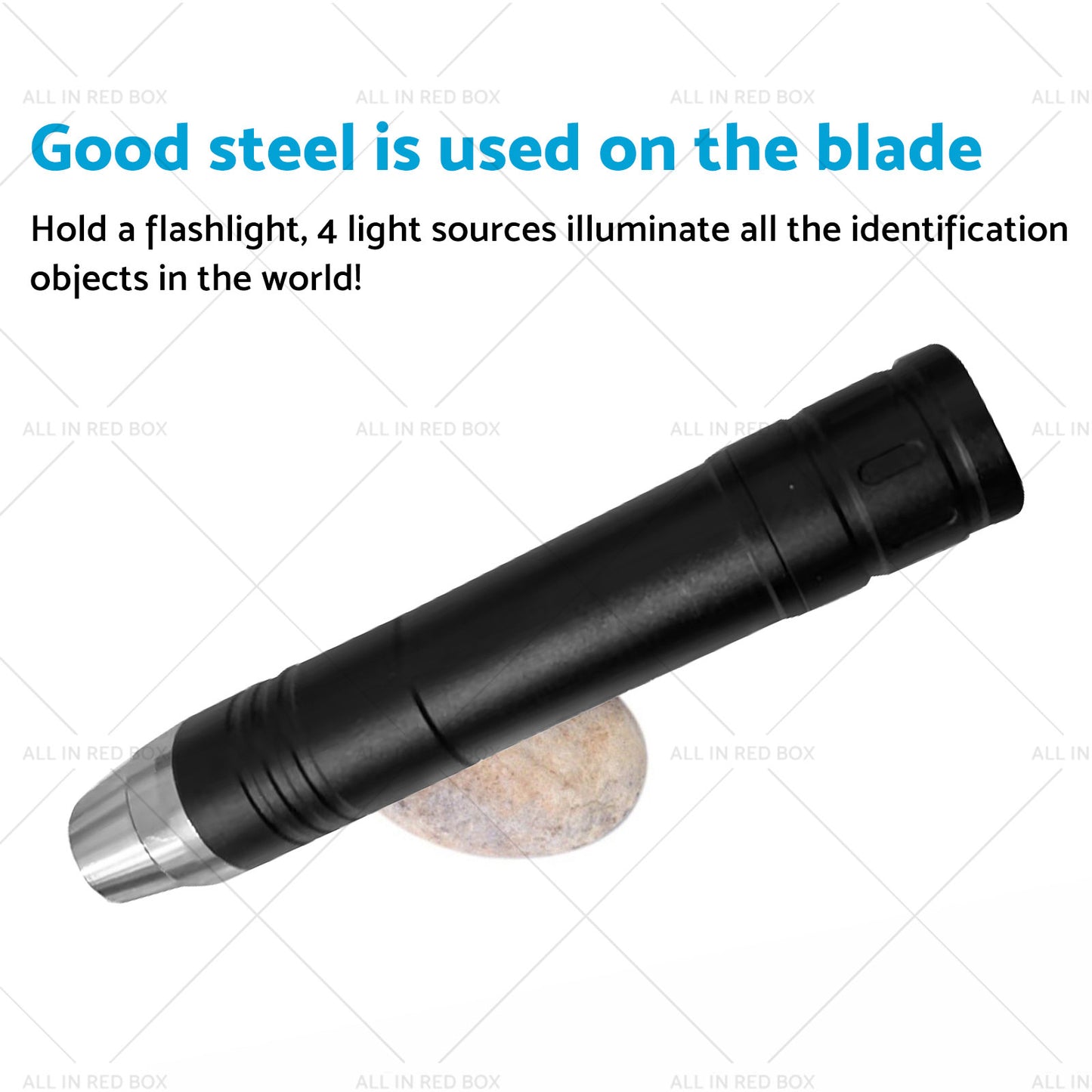 Professional Gemstone Identification Light 4 in1 LED Flashlight Gemologist Tool