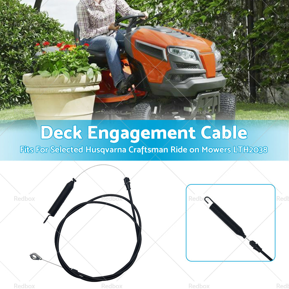 Deck Engagement Cable For Selected Husqvarna Craftsman Ride on Mowers LTH2038