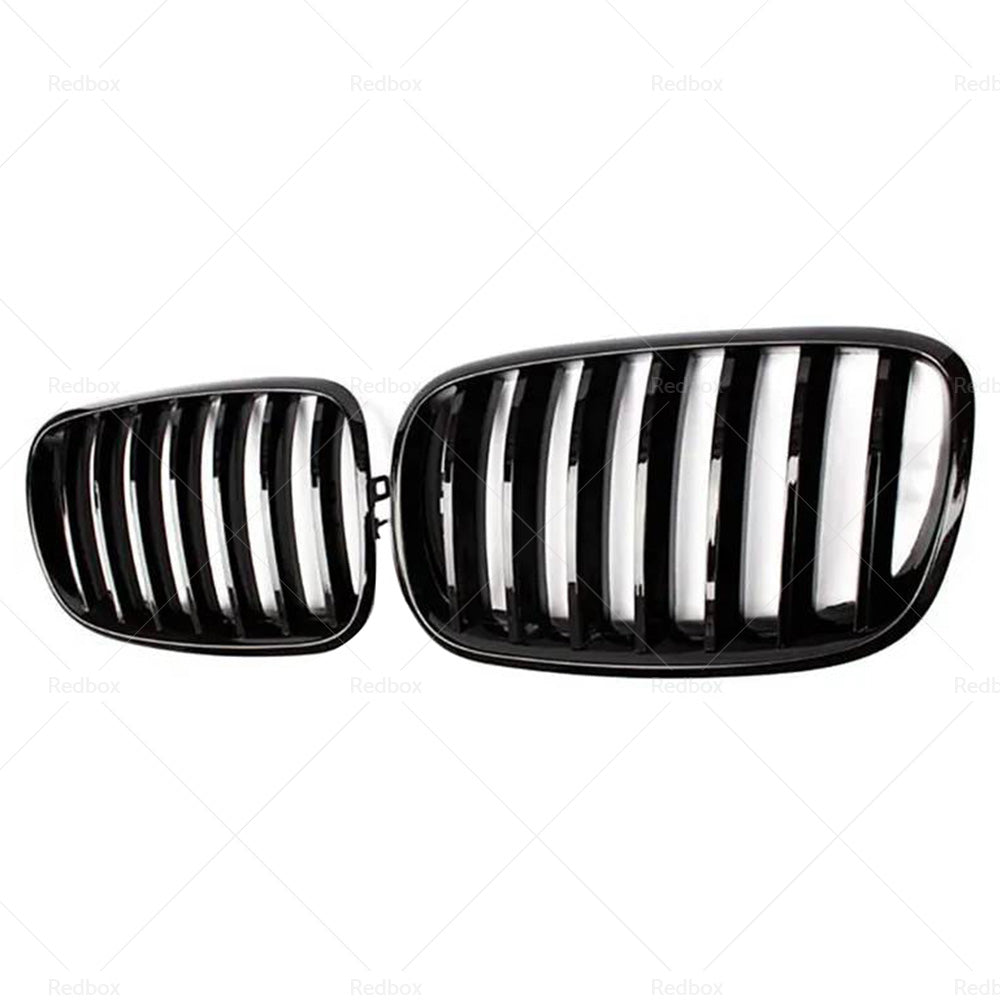 Front Bumper Kidney Grill Grille Gloss Suitable For BMW E70 X5 E71 X6 2007-2013