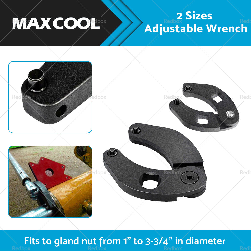Adjustable Gland Nut Wrench 12667463 Spanner Tool Set for Hydraulic Cylinders