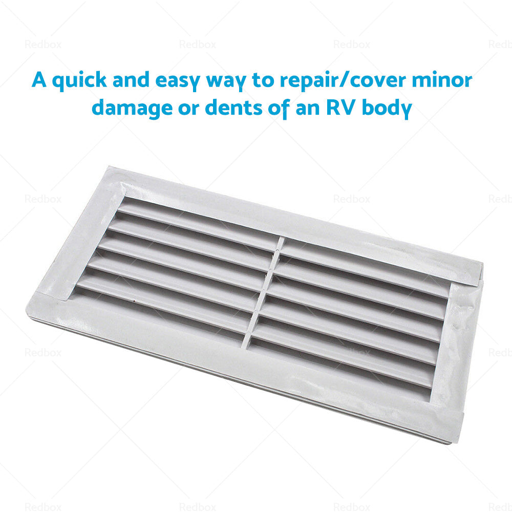 {{ Rectangular Louvered Air Vent or Dent Vent For Caravan RV Boat Marine 260 x 125mm }} - Buy Car Parts Online at {{ Kaka Auto Parts }}.