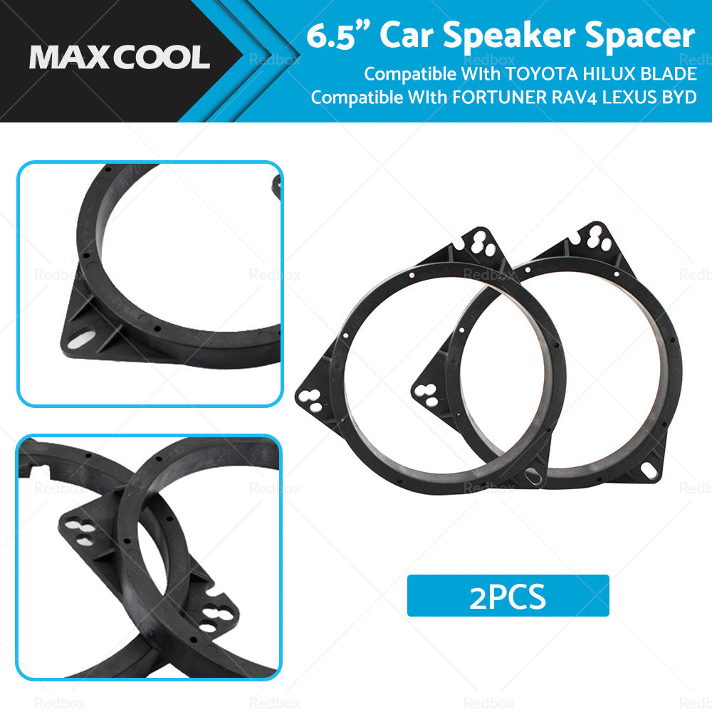 2PCS 6. 5 inch Car Speaker Spacer Suitable FOR TOYOTA HILUX BLADE FORTUNER RAV4 LEXUS