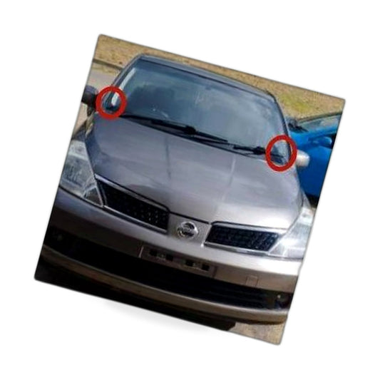 RHD Windshield Wiper Deflector Suitable for Nissan Tiida Venucia D50 R50 Versa