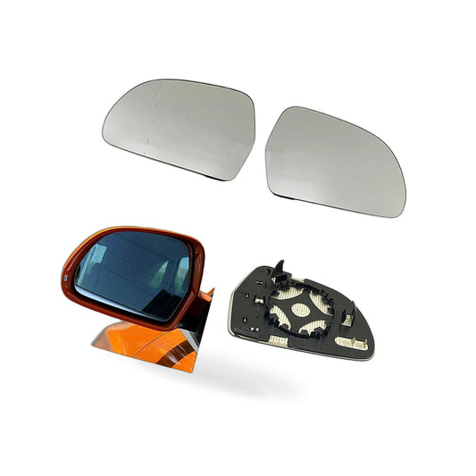 Mirror Glass Left Heated Blue Suitable for Audi A4L A6L Q3 Skoda Octavia Superb
