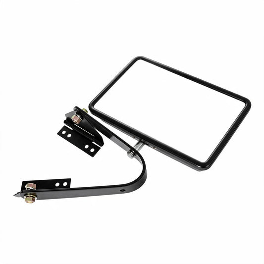 Door Mirror Head and Arm Texture Black Suitable for Universal Truck 2000-2025
