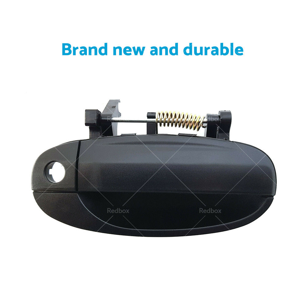 Front Outer RH Right Hand Door Handle Black For Holden Barina TK Hatch 2005~2011