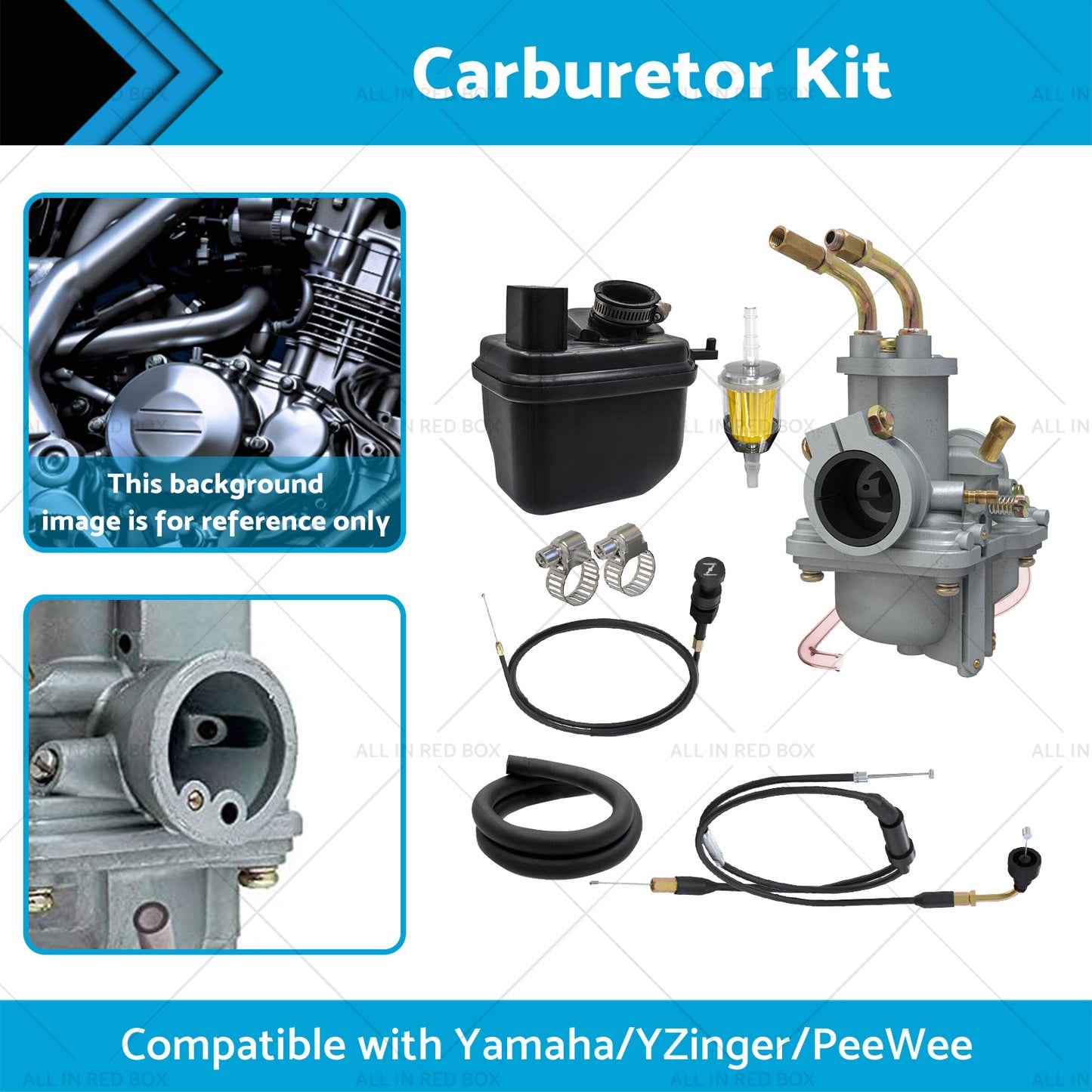{{ Suitable For Yamaha PEEWEE PW50 PY50 Carburetor Air Filter Throttle Choke Cable }} - Buy Car Parts Online at {{ Kaka Auto Parts }}.
