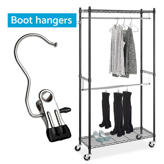 30Pcs Stainless Steel Clips Hanger Suitable for Household Travel