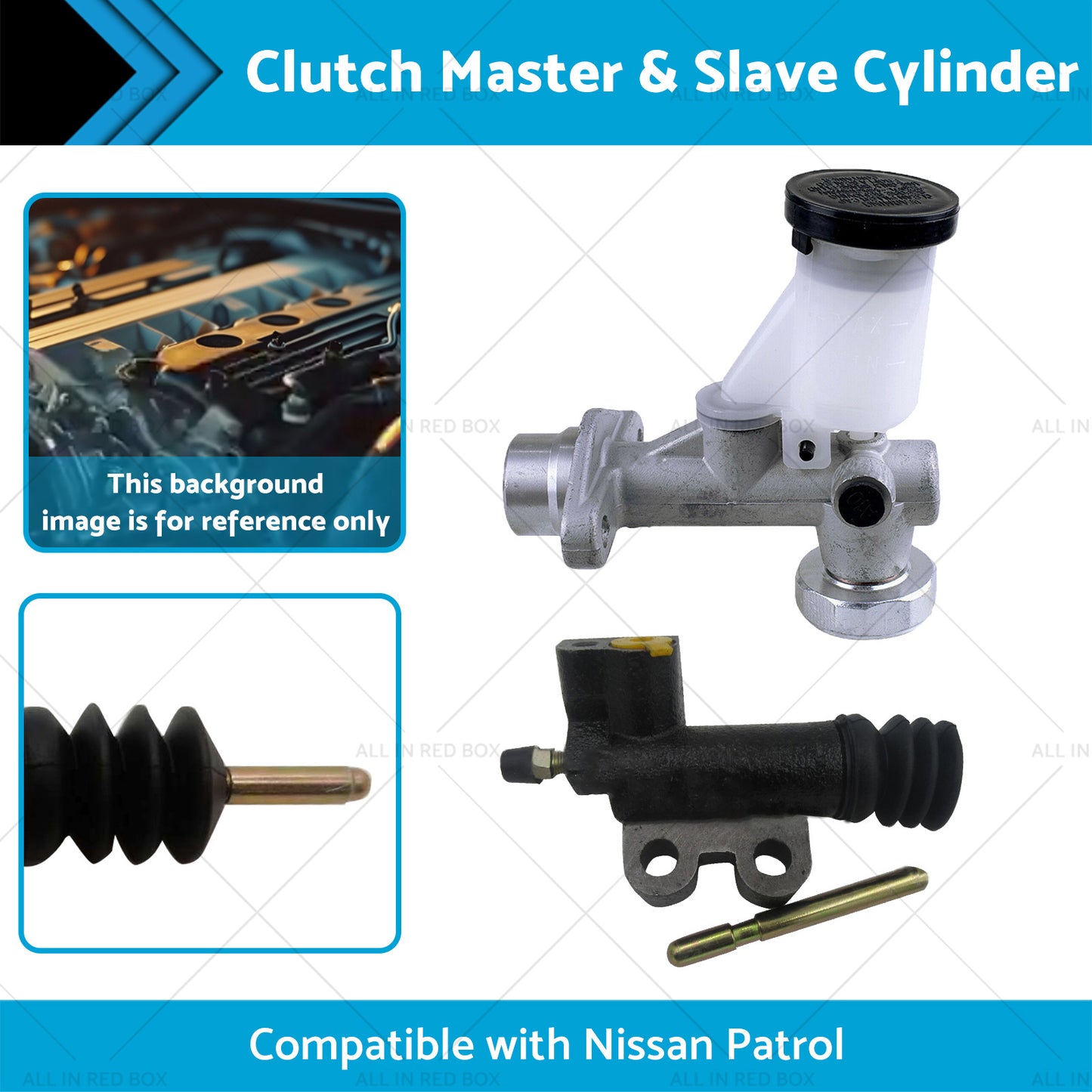{{ Clutch Slave and Master and Booster Cylinder Suitablefor Nissan Patrol GU Y61 4. 2L }} - Buy Car Parts Online at {{ Kaka Auto Parts }}.