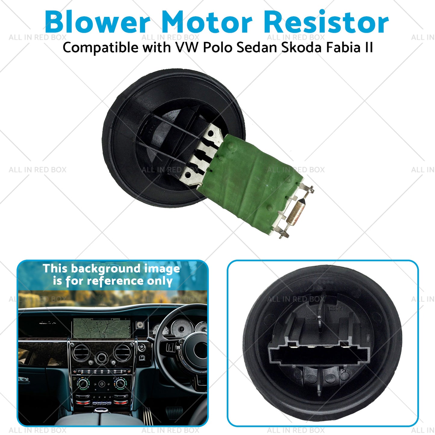 {{ 6Q0959263 Blower Motor Resistor Suitable for VW Polo Sedan Skoda Fabia II 07- }} - Buy Car Parts Online at {{ Kaka Auto Parts }}.