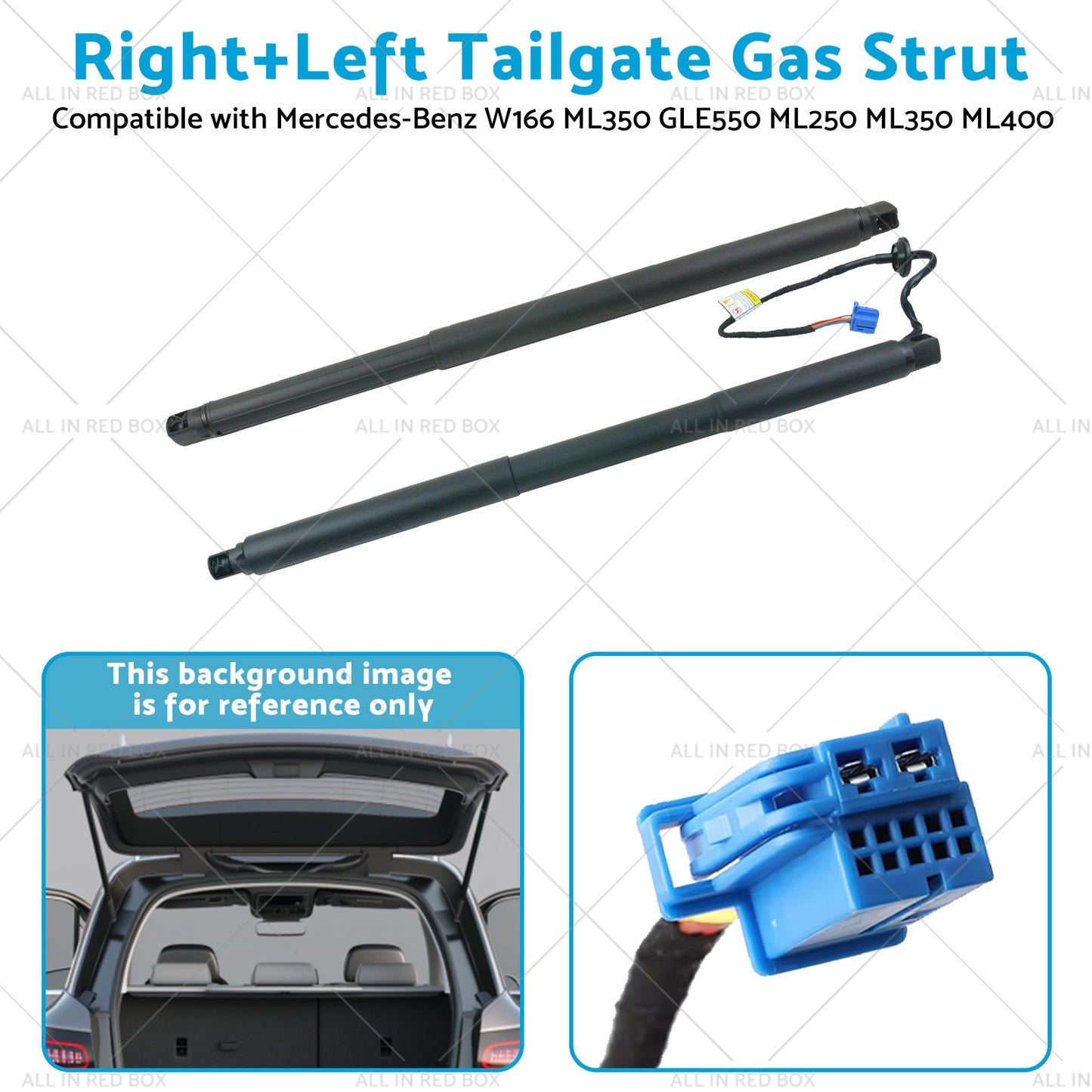 Rear Right Left Tailgate Gas Strut Suitable for Mercedes Benz W166 ML350