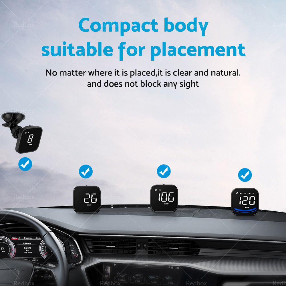 Digital Speedometer Universal GPS Car HUD Head Up Display MPH Overspeed Alarm AU