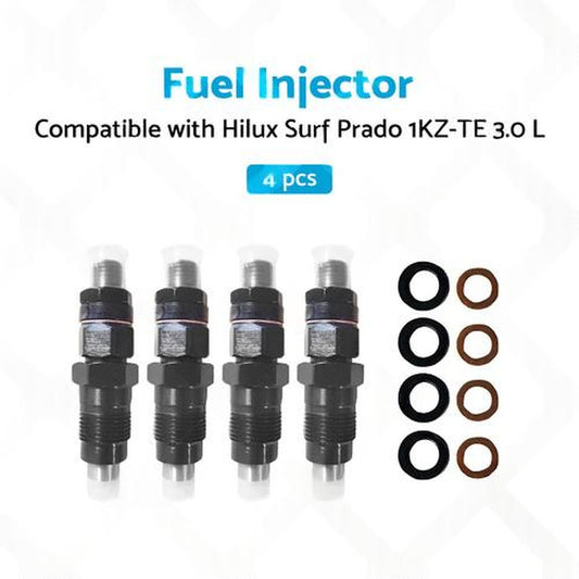 4x Diesel Fuel Injectors Suitable for Toyota LX 3.0L