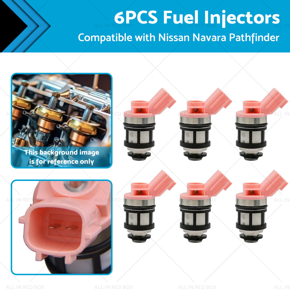 {{ 6PCS Fuel Injectors Suitable For Nissan Navara D21 D22 Pathfinder 16600-9S200 }} - Buy Car Parts Online at {{ Kaka Auto Parts }}.