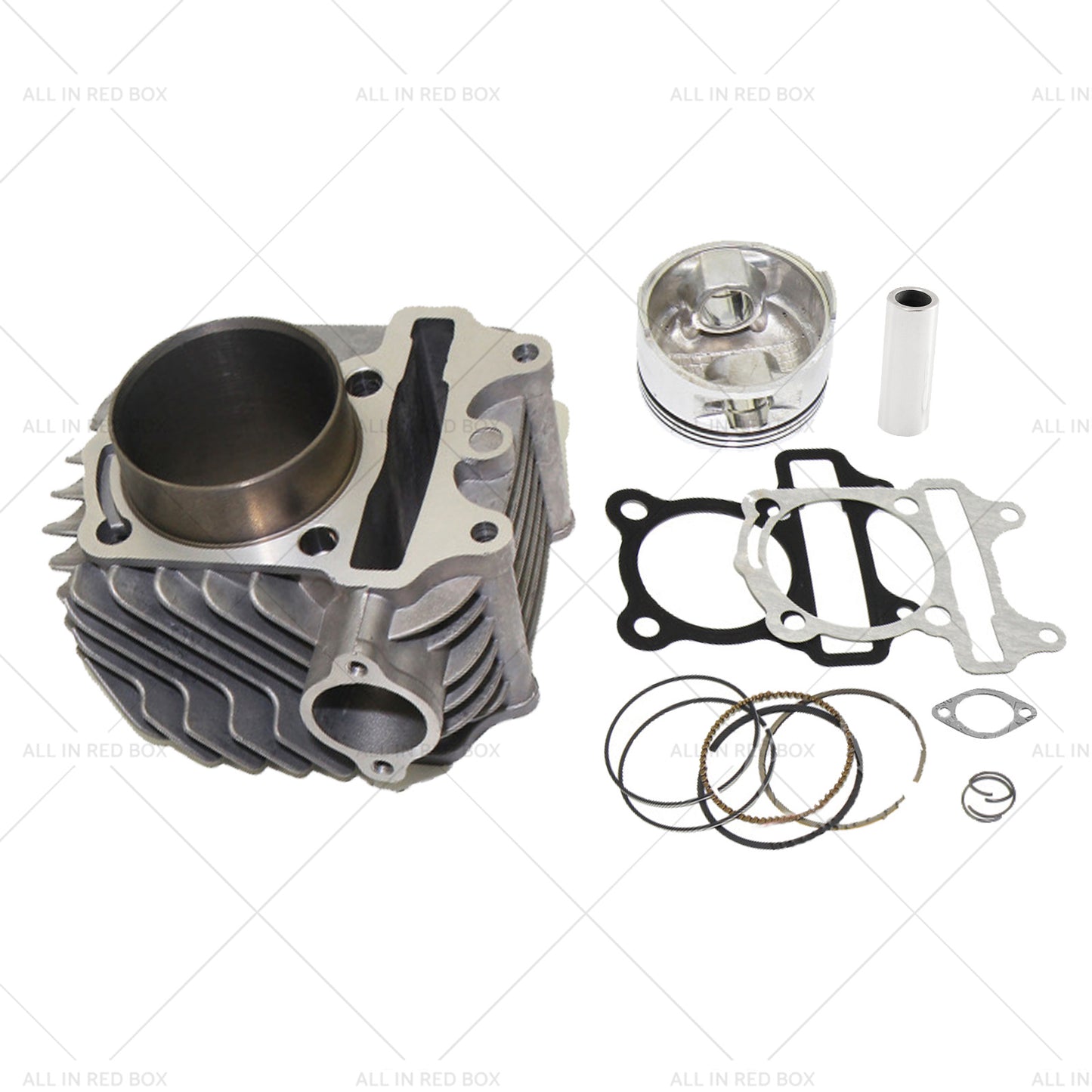 {{ 61mm Bore Cylinder Upgrade Kit Piston Gasket Suitable for GY6 172cc 180cc Motor }} - Buy Car Parts Online at {{ Kaka Auto Parts }}.