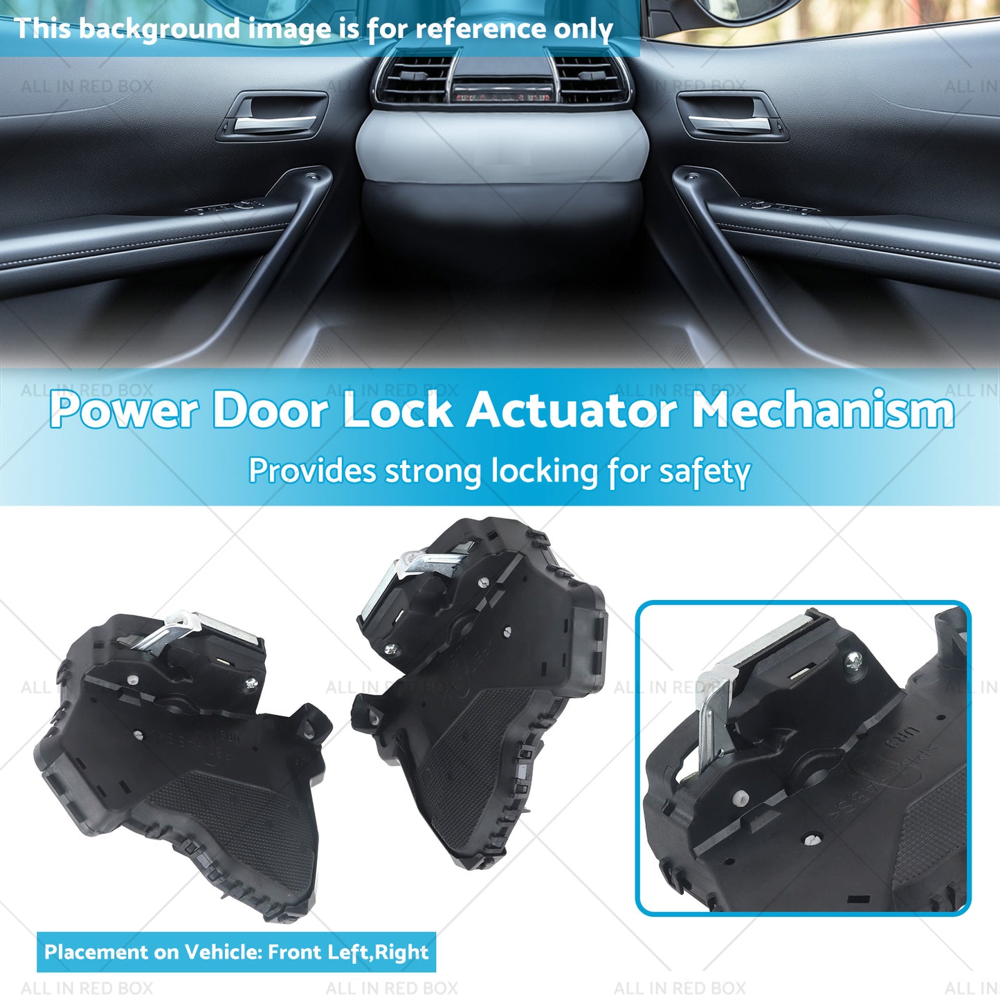 {{ Front LH+RH Power Door Lock Mechanism Assy Suitable For Toyota Hilux KUN26 GGN25 }} - Buy Car Parts Online at {{ Kaka Auto Parts }}.
