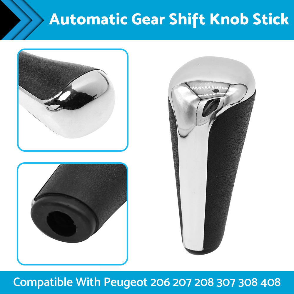 Car Automatic Gear Shift Knob Stick Suitable For Peugeot 206 207 208 307 308 408
