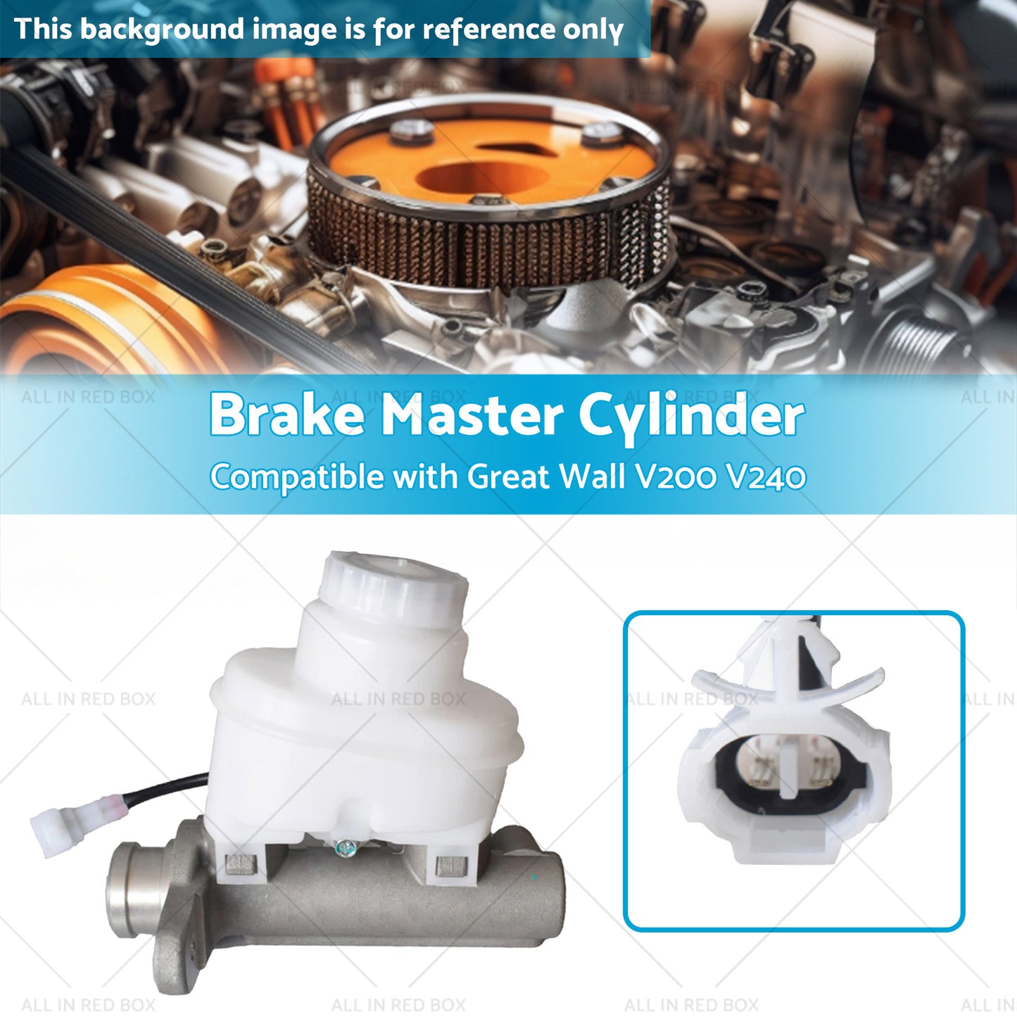 {{ Brake Master Cylinder Suitable For Great Wall V200 V240 K2 Series 1 09-15 }} - Buy Car Parts Online at {{ Kaka Auto Parts }}.