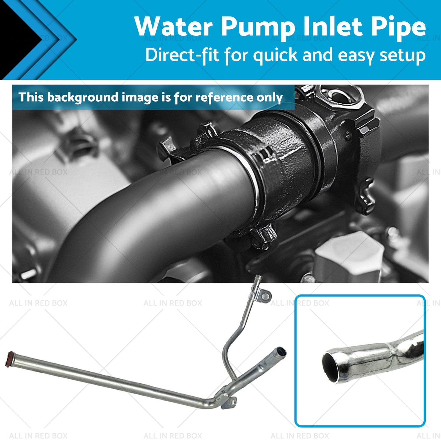 Water Pump Inlet Pipe Suitable For Mitsubishi 3.0 Challenger Triton L200 96-06