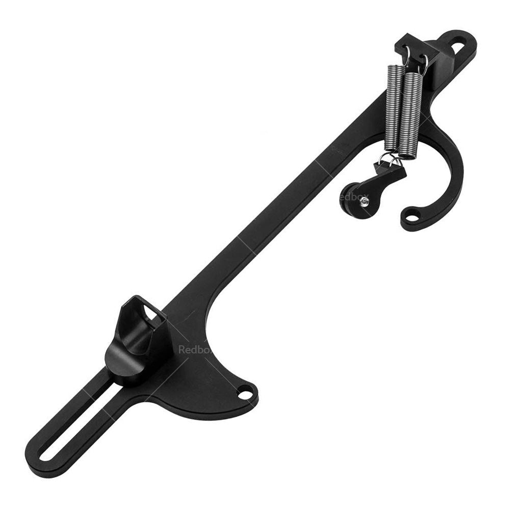{{ Throttle Cable Bracket Carburetor Billet Aluminum Black Fits For Carb 4150 4160 }} - Buy Car Parts Online at {{ Kaka Auto Parts }}.