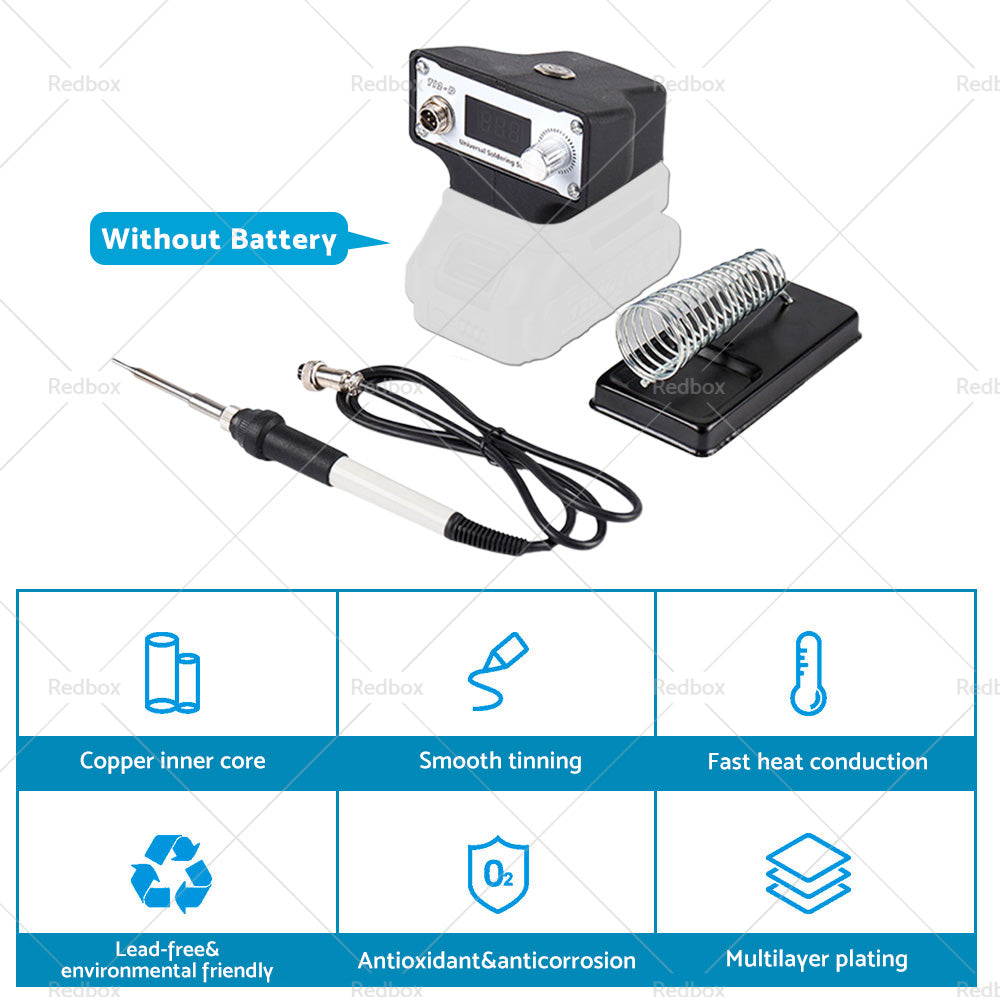 Portable Cordless Soldering Iron Station Welding Tool for Makita Battery
