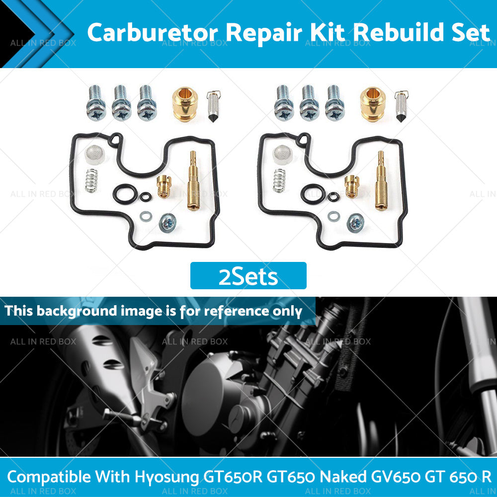 {{ Carburetor Repair Kit Rebuild Set Suitable For Hyosung GT650R GT650 Naked GV650 }} - Buy Car Parts Online at {{ Kaka Auto Parts }}.